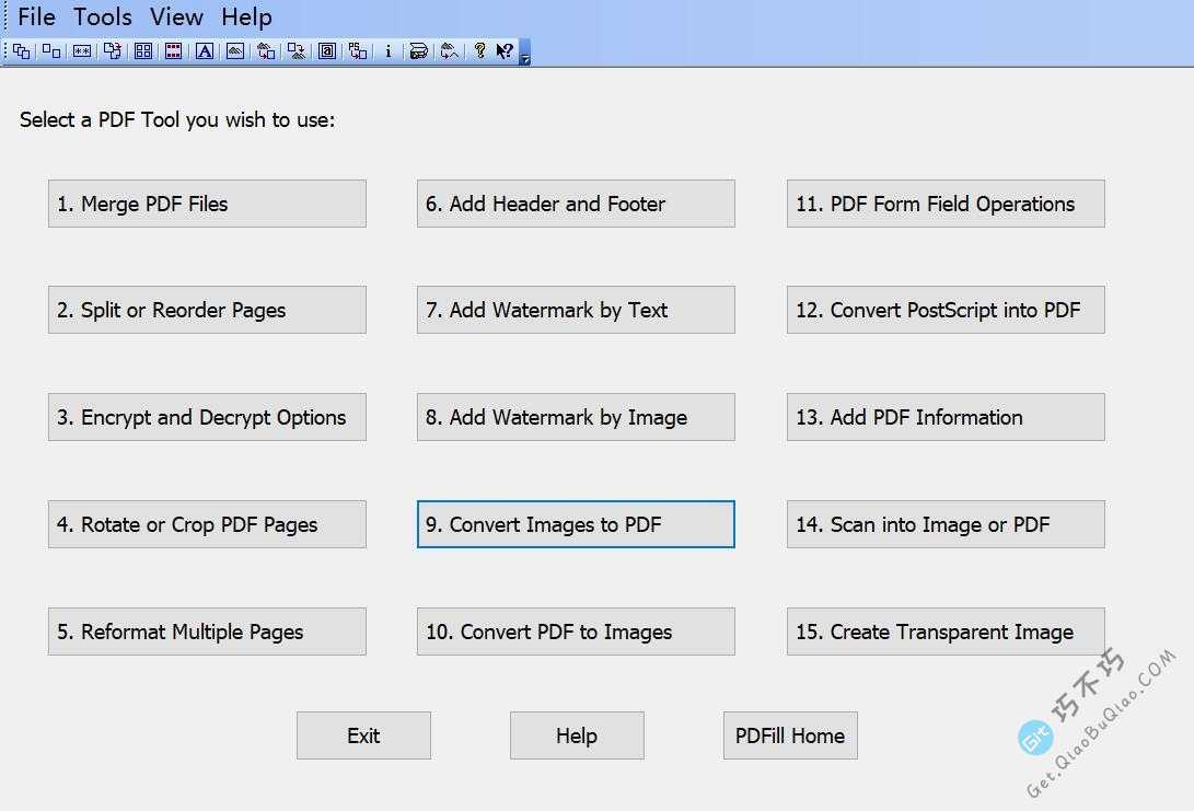 更强大的pdf工具箱，图片和pdf互转、水印、加密解密、页眉页脚